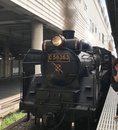 蒸気機関車　熊谷